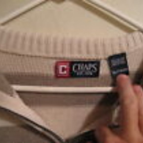 CHAPS BY RALPH LAUREN,MENS 1/4 ZIP KNIT SWEATER XXL - Picture 3 of 5